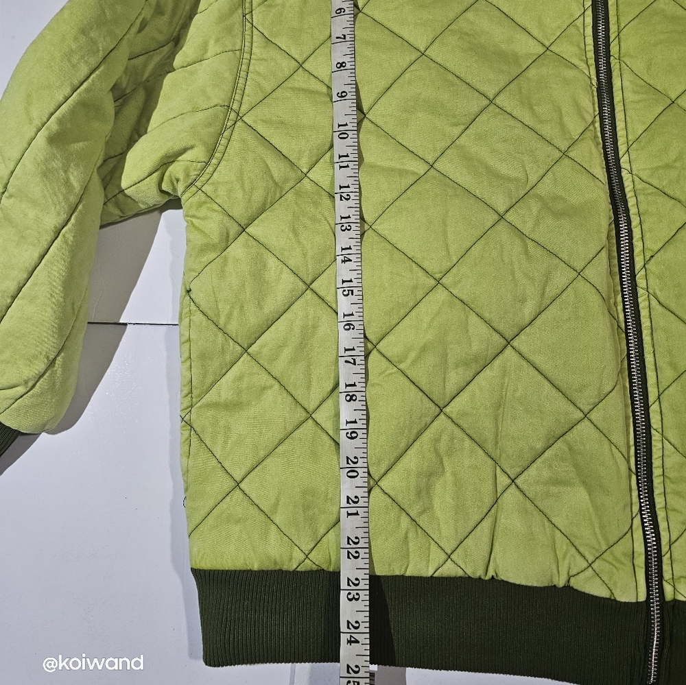 Wild Fable Eccentric Lime Quilted Style Jacket Size XL - Picture 6 of 11